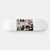 Schaatsmeisje Skateboard (Horizontaal)