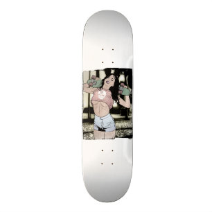 Schaatsmeisje Skateboard