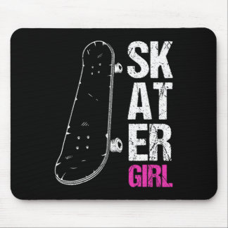 Schaatsmeisje Skateboard Sk8r Meisjes Skate Cool S Muismat
