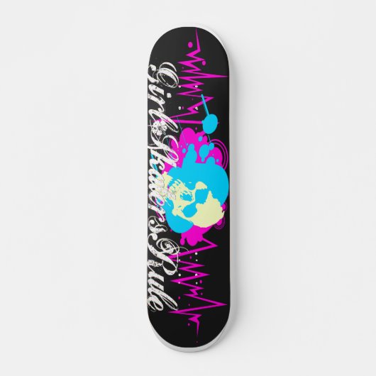 Schaatsmeisjes Persoonlijk Skateboard (Voorkant)