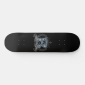 Schaatsmiljardair gebogen  persoonlijk skateboard (Horizontaal)