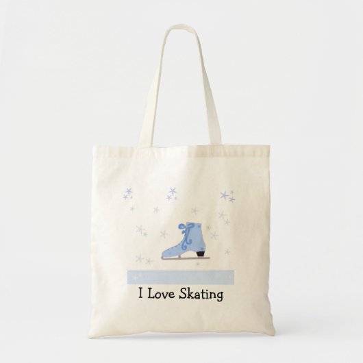 Schaatsontwerp Tote Bag (Voorkant)