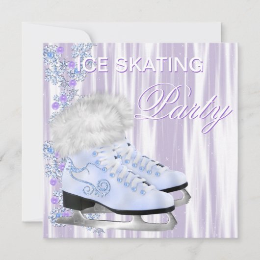 Schaatspartij Kaart (Voorkant)