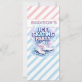 Schaatspartij Toegangsticket één persoon Kaart (Achterkant)