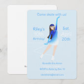 Schaatspartij Uitnodiging (Voorkant / Achterkant)
