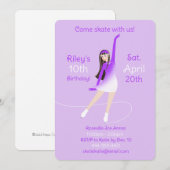 Schaatspartij Uitnodiging (Voorkant / Achterkant)