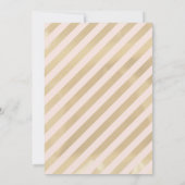 Schaatspartij Winter Roze Goud Meisje Verjaardag Kaart (Achterkant)