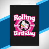 Schaatsparty - Rollerbaan Roller Skate Verjaardag Kaart