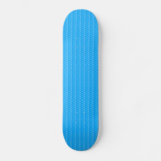 Schaatsplank Baby Blau Glitter Persoonlijk Skateboard (Voorkant)