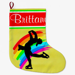 SCHAATSPRINSES GEPERSONALISEERDE KERSTKOUS GROTE KERSTSOK