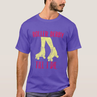 Schaatssporten Roller Skater vintage cadeau T-shirt