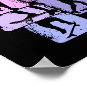 Schaatsster Skateboardmeisje Skateboardende kinder Poster (Hoek)