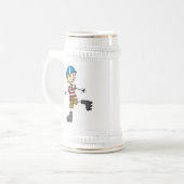 Schaatsstokfiguur Bierpul (Voorkant links)
