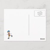 Schaatsstokfiguur Briefkaart (Achterkant)