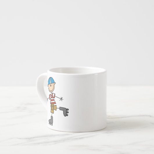 Schaatsstokfiguur Espresso Kop (Links)