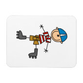 Schaatsstokfiguur Magneet (Horizontaal)