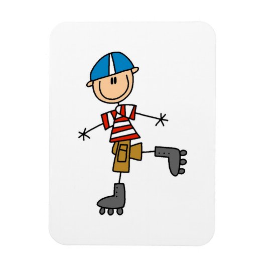 Schaatsstokfiguur Magneet (Verticaal)
