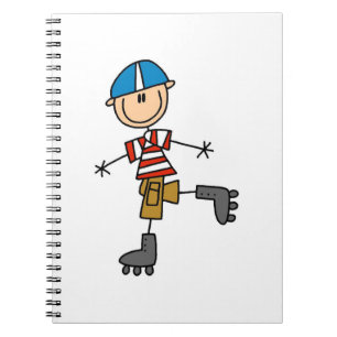 Schaatsstokfiguur Notitieboek
