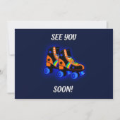 Schaatsuitnodiging Foto jongen Sk8 uitnodiging (Achterkant)