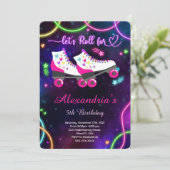 Schaatsuitnodiging Kaart (Staand voorkant)