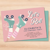 Schaatsverjaardagsfeestje Kaart