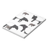 Schabrackentapir Auswahl Notitieblok (Linkerzijde)