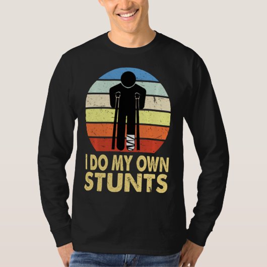 Schade aan de gebroken poot Ankle Knee Funny zal s T-shirt (Voorkant)