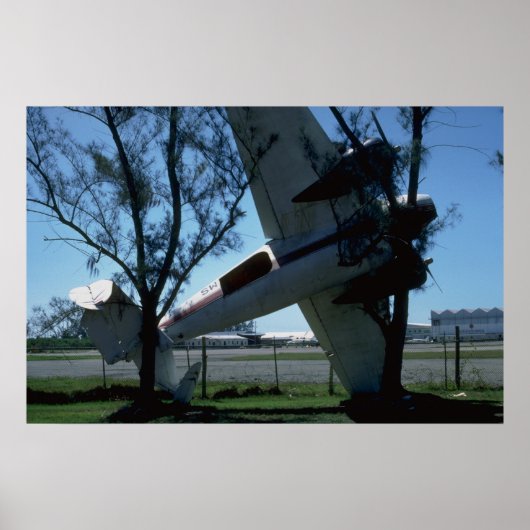 Schade aan de orkaan, Kingston, Jamaica Poster (Voorkant)