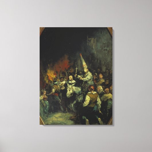 Schade door de Inquisitie Canvas Afdruk (Voorkant)