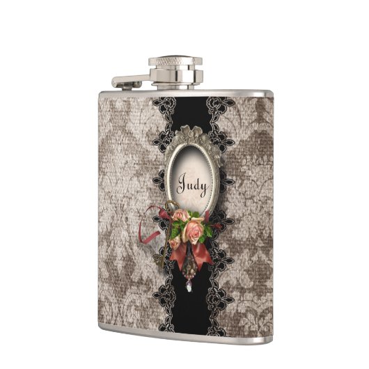  schade en Rozen Heupfles (Links)