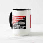 schade en schade voor de gehele mok (Voorkant links)