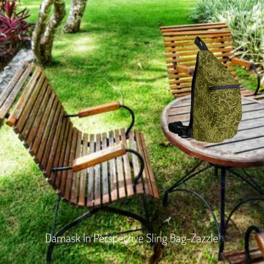 Schade in perspectief sling bag