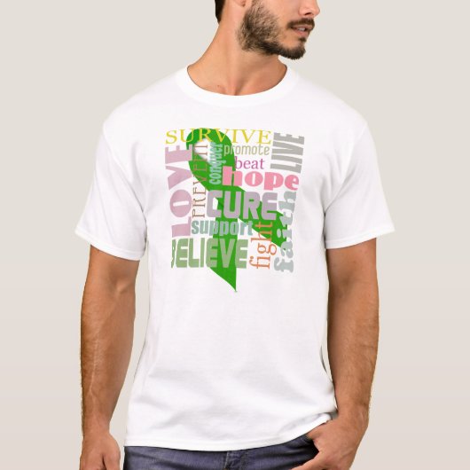 Schade van het hersenletsel Groen lintje Shirt (Voorkant)