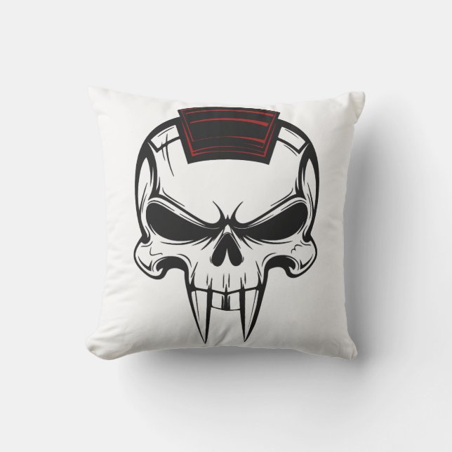 Schädel Kissen Buitenkussen (Voorkant)
