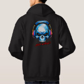 Schädel so what hoodie (Achterkant)