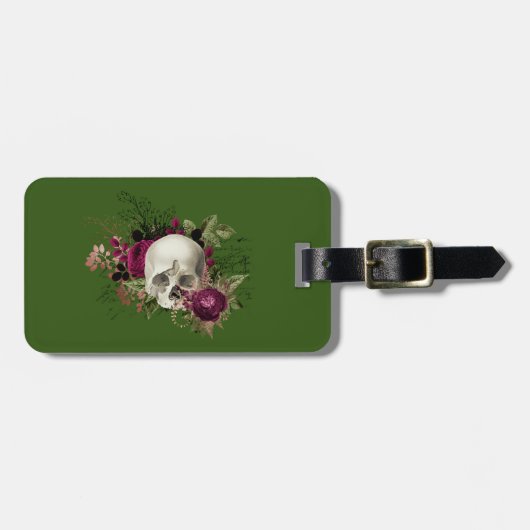 Schädel Totenkopf Bagagelabel (Voorkant horizontaal)