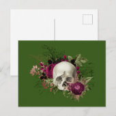 Schädel Totenkopf Briefkaart (Voorkant / Achterkant)