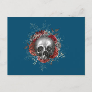 Schädel Totenkopf skull Briefkaart
