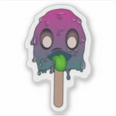 Schadelijk ijs, ijsmonster sticker (Voorkant)