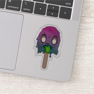 Schadelijk ijs, ijsmonster sticker