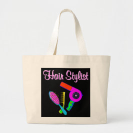 SCHADELIJKE HAARSTYLIST T - SHIRTS EN GIFTEN GROTE TOTE BAG