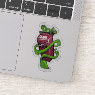 schadelijke melk sticker