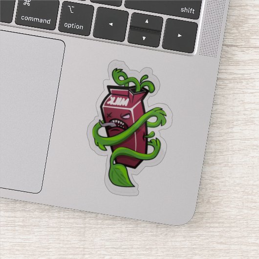 schadelijke melk sticker (Detail)