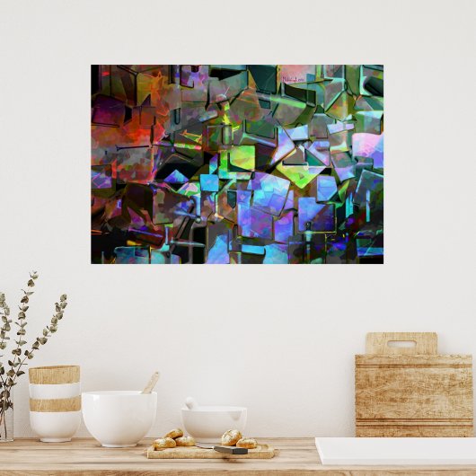 Schadelijke structuur poster (Keuken)