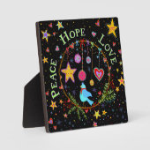 Schadelijke VREDE, HOOP, HOUD Fotoplaat (Voorkant)