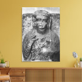 Schadeloosstelling van een vrouw canvas afdruk (Insitu (Woonkamer))