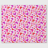 SCHADEN VAN DE HOORZITPLAATS VAN DE PAARSE VALENTI CADEAUPAPIER (Vlak)