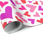 SCHADEN VAN DE HOORZITPLAATS VAN DE PAARSE VALENTI CADEAUPAPIER (Rol Hoek)