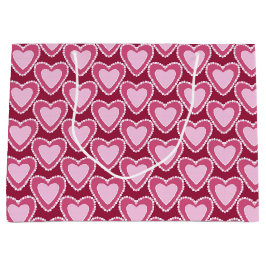 SCHADEN VAN DE VALENTIJNSDAG VAN ROOD EN PINK GROOT CADEAUZAKJE