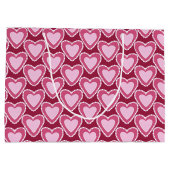 SCHADEN VAN DE VALENTIJNSDAG VAN ROOD EN PINK GROOT CADEAUZAKJE (Achterkant)